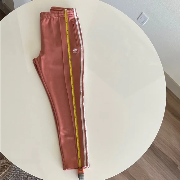 Adidas Women's Coral Joggers with White Stripes - Picture 8 of 9